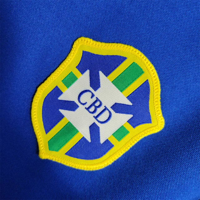 Camisa Brasil Retrô 1958 Azul Away Torcedor Masculina