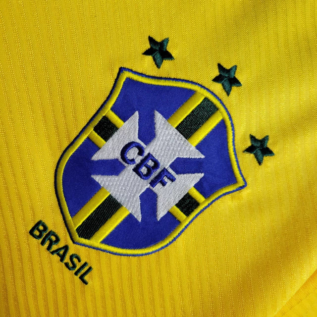 Camisa Brasil Retrô 1994 Amarela Tetra Masculina