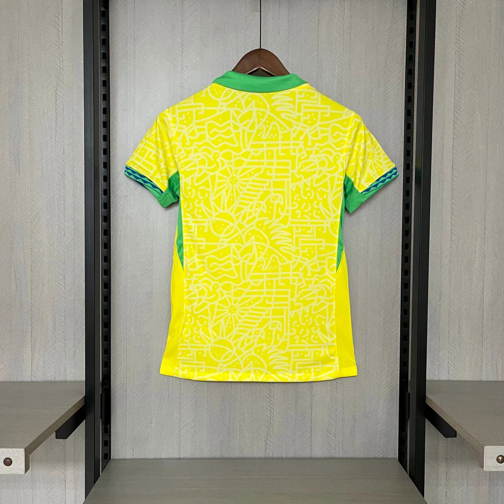 Camisa Seleção Brasileira 2024/2025 Amarela Feminina