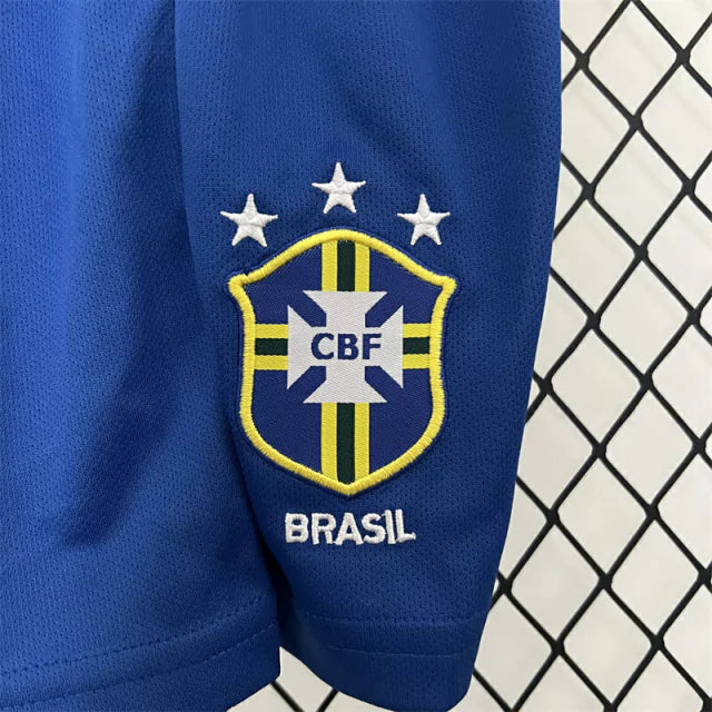 Kit Infantil Brasil Retrô 1994 Amarelo Tetra Campeão