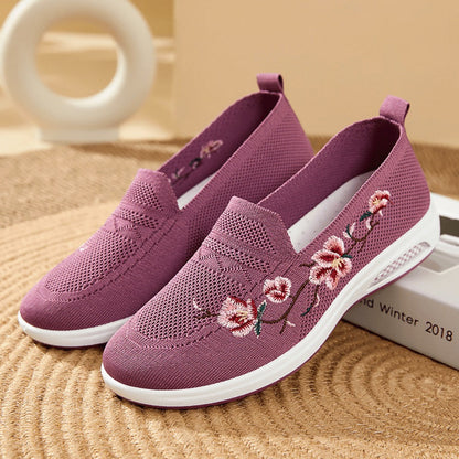 Tênis Anatômico Feminino Com Amortecimento Sport Flowers - Lançamento