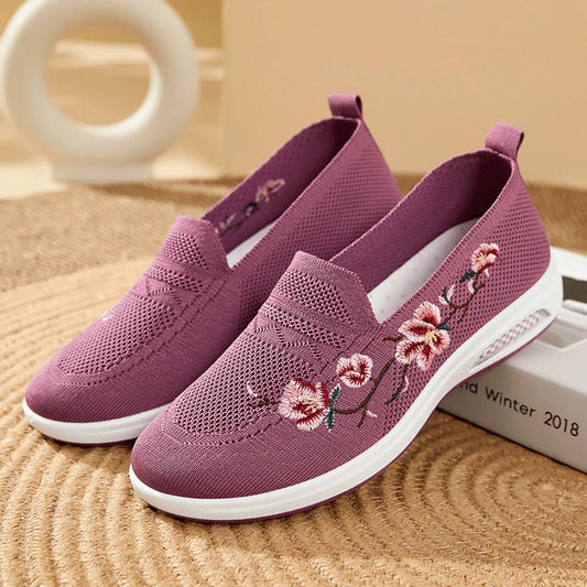 Tênis Anatômico Feminino Com Amortecimento Sport Flowers - Lançamento