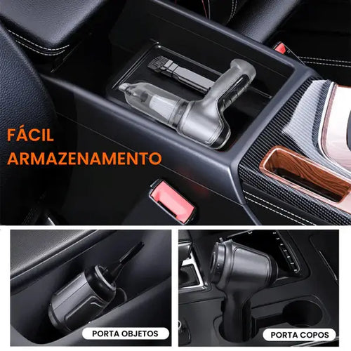 Aspirador de Pó Portátil 4 em 1 LimpaMax - Unidades Com Kit de Bicos Inclusos