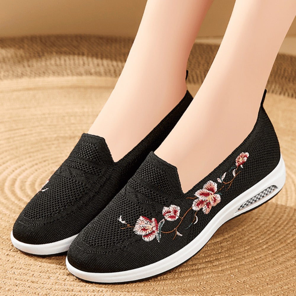 Tênis Anatômico Feminino Com Amortecimento Sport Flowers - Lançamento