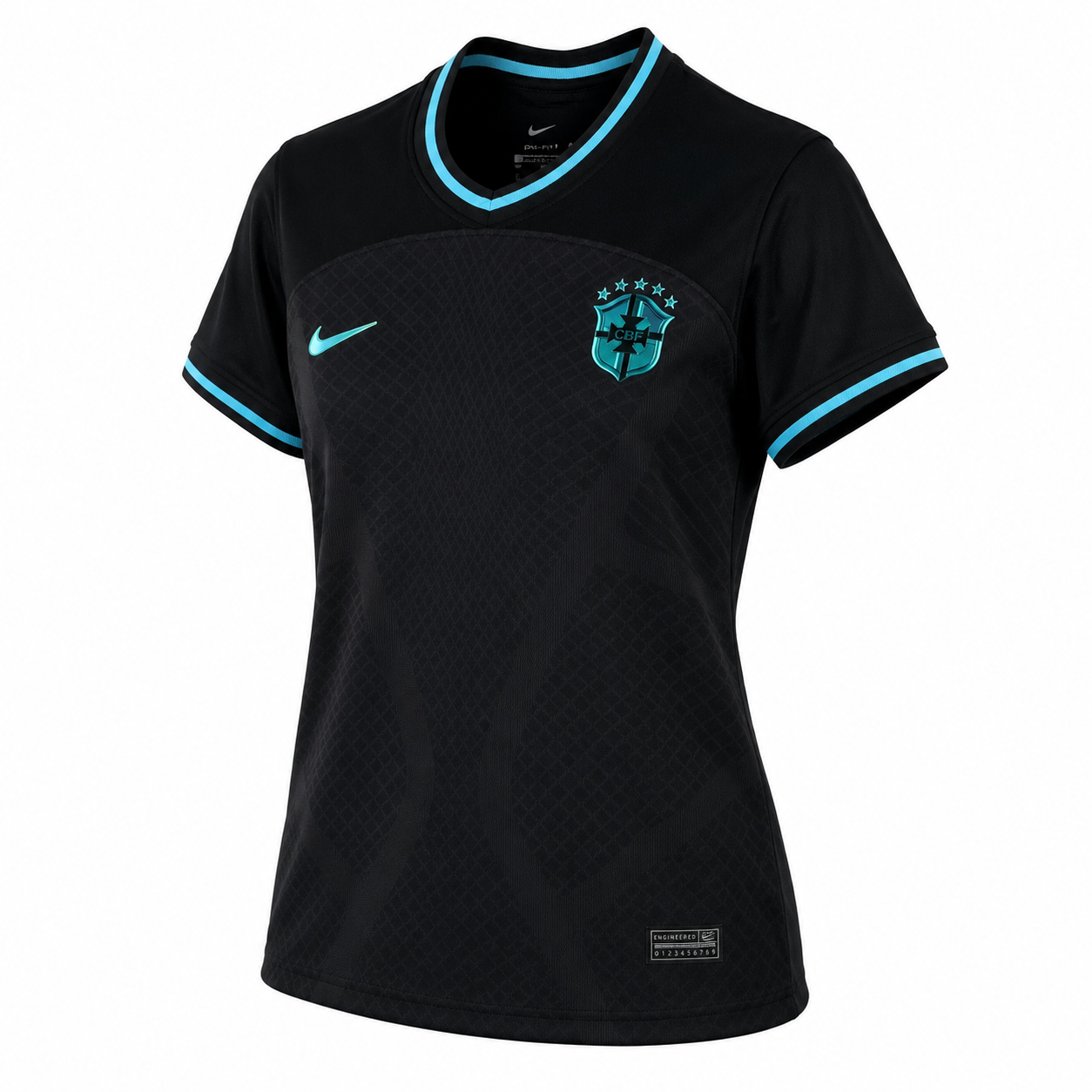 Camisa Seleção Brasileira Concept Preta Feminina Edição Especial