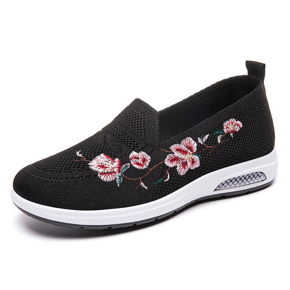 Tênis Anatômico Feminino Com Amortecimento Sport Flowers - Lançamento