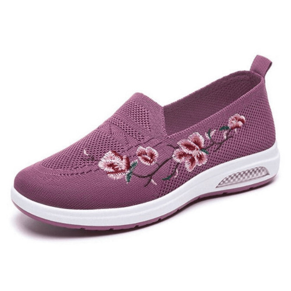 Tênis Anatômico Feminino Com Amortecimento Sport Flowers - Lançamento
