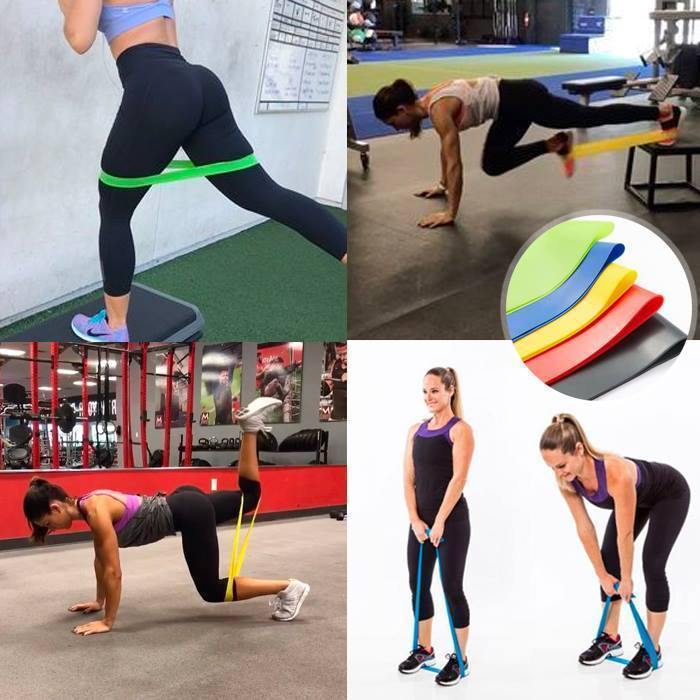 Elástico de Resistencia Fitness - Total-Body Resistance Band 5 Peças