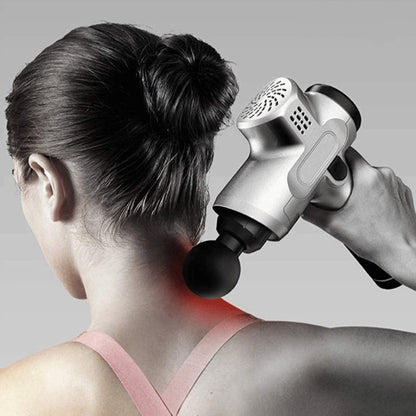 Massageador Muscular Profissional - Pistola 4 em 1