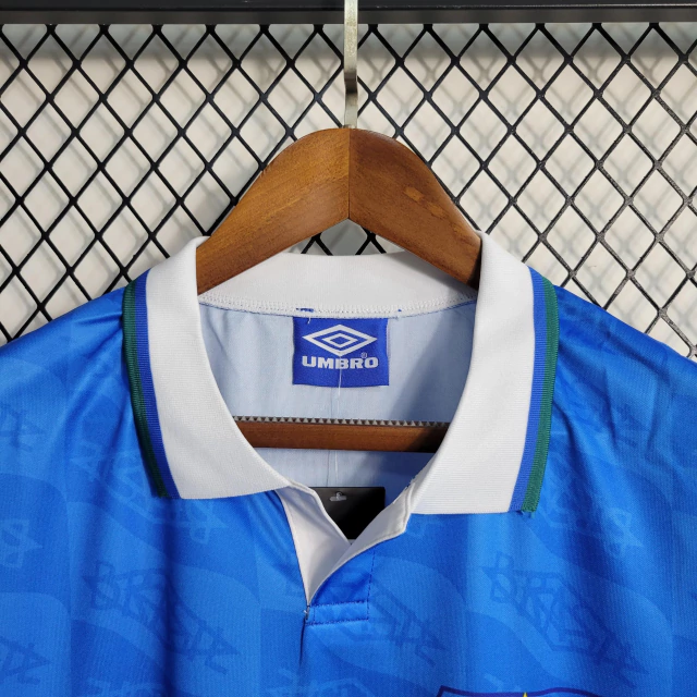 Camisa Brasil Retrô 1991 Azul Away Copa América