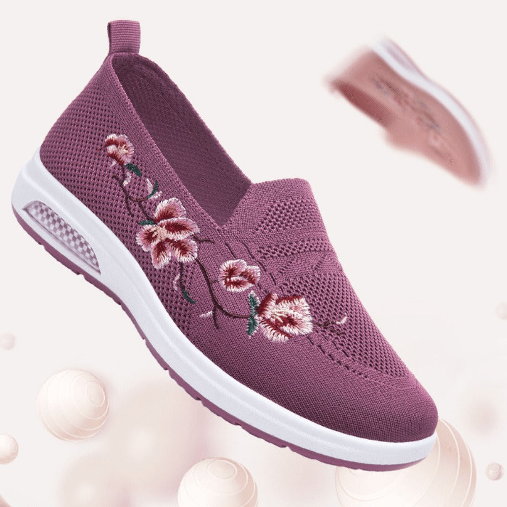 Tênis Anatômico Feminino Com Amortecimento Sport Flowers - Lançamento