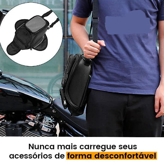 Bolsa de Tanque com Fixação Por Imãs + Meia de Silicone Impermeável de Brinde! (SOMENTE HOJE)