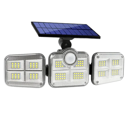 Refletor Led Solar Com 3 Cabeças 800W - EcoLight
