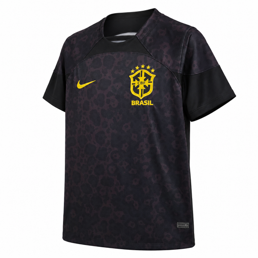 Camisa Seleção Brasileira Antirracismo 2023 Preta Onça Masculina