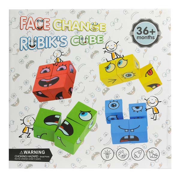 Jogo de Cubos Mágicos Multi-Caretas (Promoção Dia das Crianças)