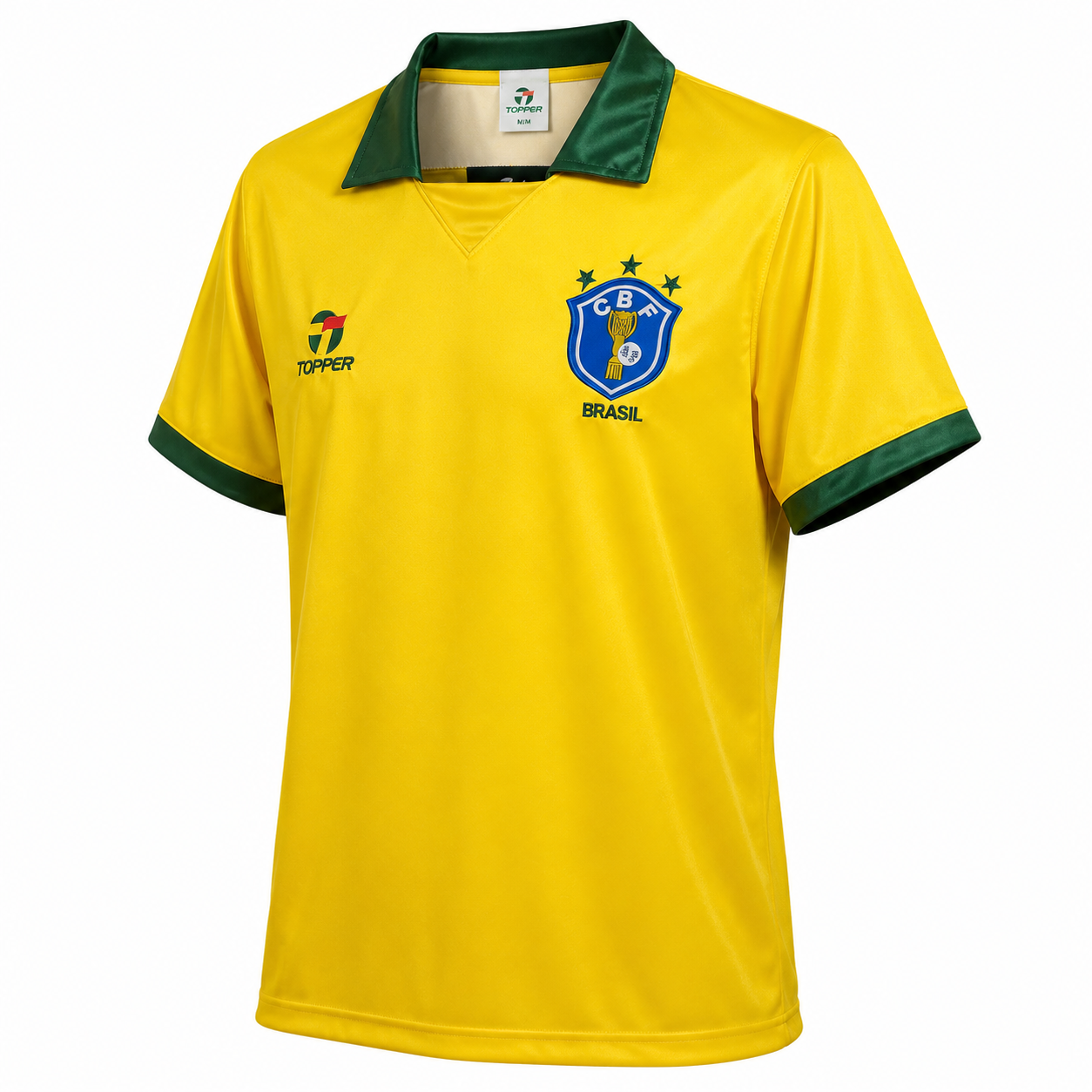 Camisa Brasil Retrô 1990 Amarela Copa do Mundo Masculina