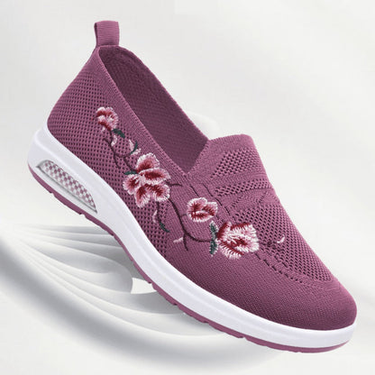 Tênis Anatômico Feminino Com Amortecimento Sport Flowers - Lançamento