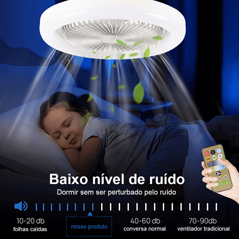Luminária LED com Ventilador - LedMax Últimas unidades com a promoção