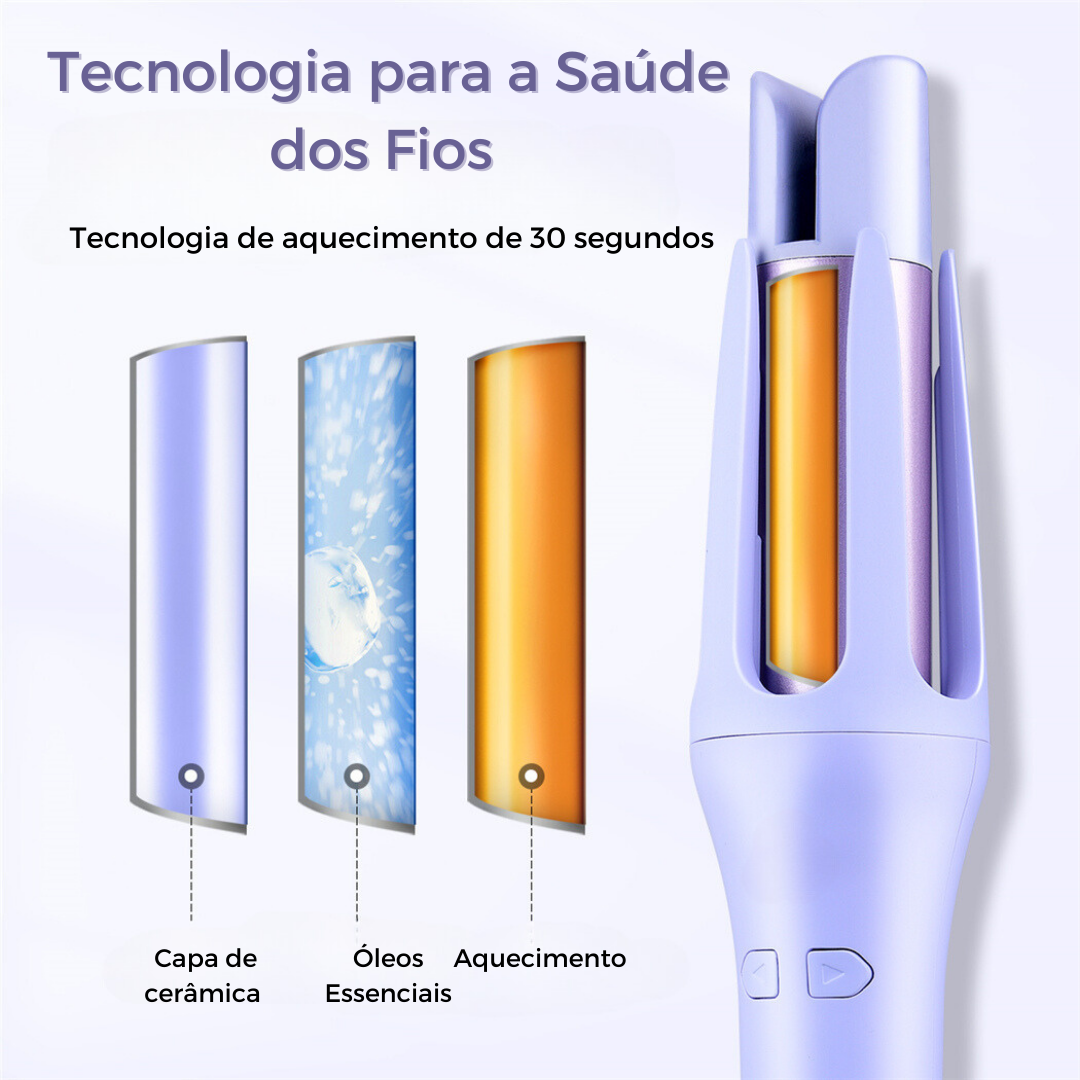 Modelador de cachos cerâmica automático - Original CachosPro