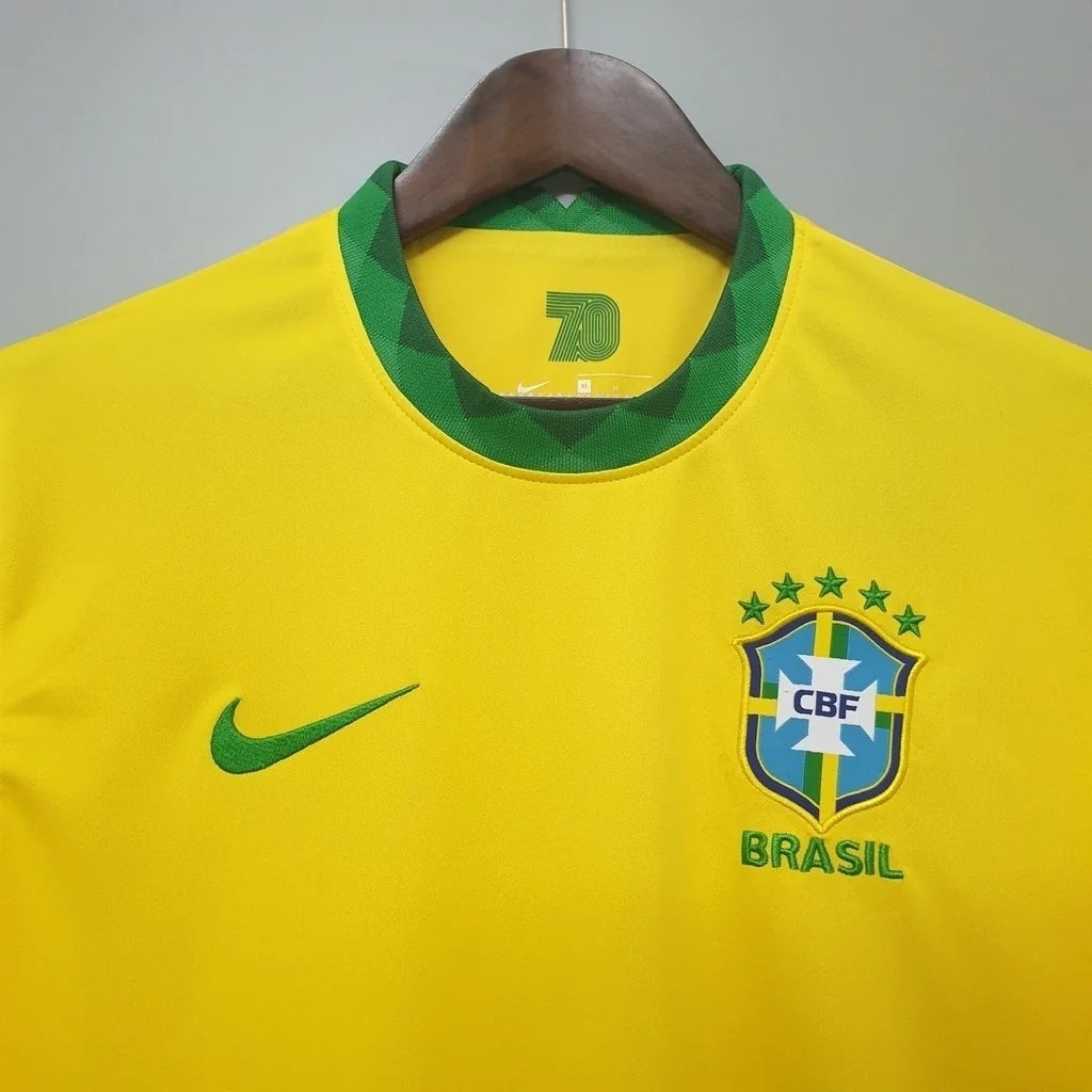 Camisa Seleção Brasileira 2020/2021 Amarela Torcedor Masculina