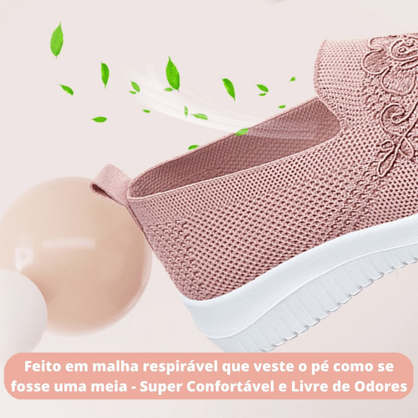 Tênis Anatômico Feminino Florença - Confortável, Respirável, Seguro e Estiloso