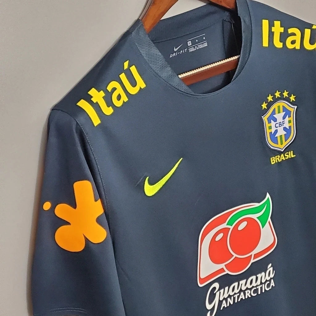 Camisa Seleção Brasileira Treino 2020/21 Cinza Torcedor Masculina