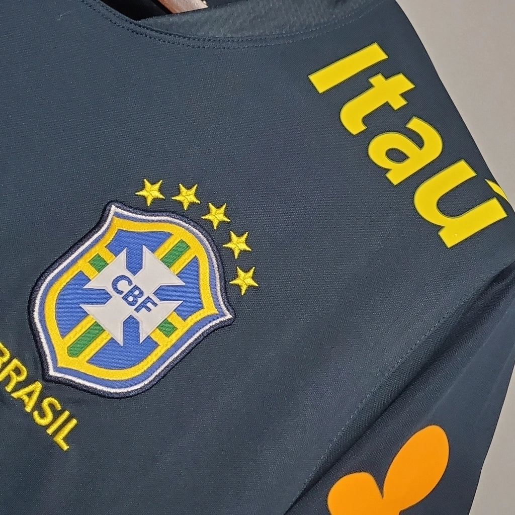 Camisa Seleção Brasileira Treino 2020/21 Cinza Torcedor Masculina