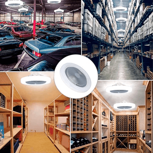 Luminária LED com Ventilador - LedMax Últimas unidades com a promoção