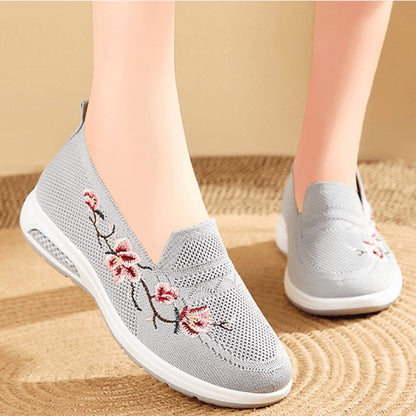 Tênis Anatômico Feminino Com Amortecimento Sport Flowers - Lançamento