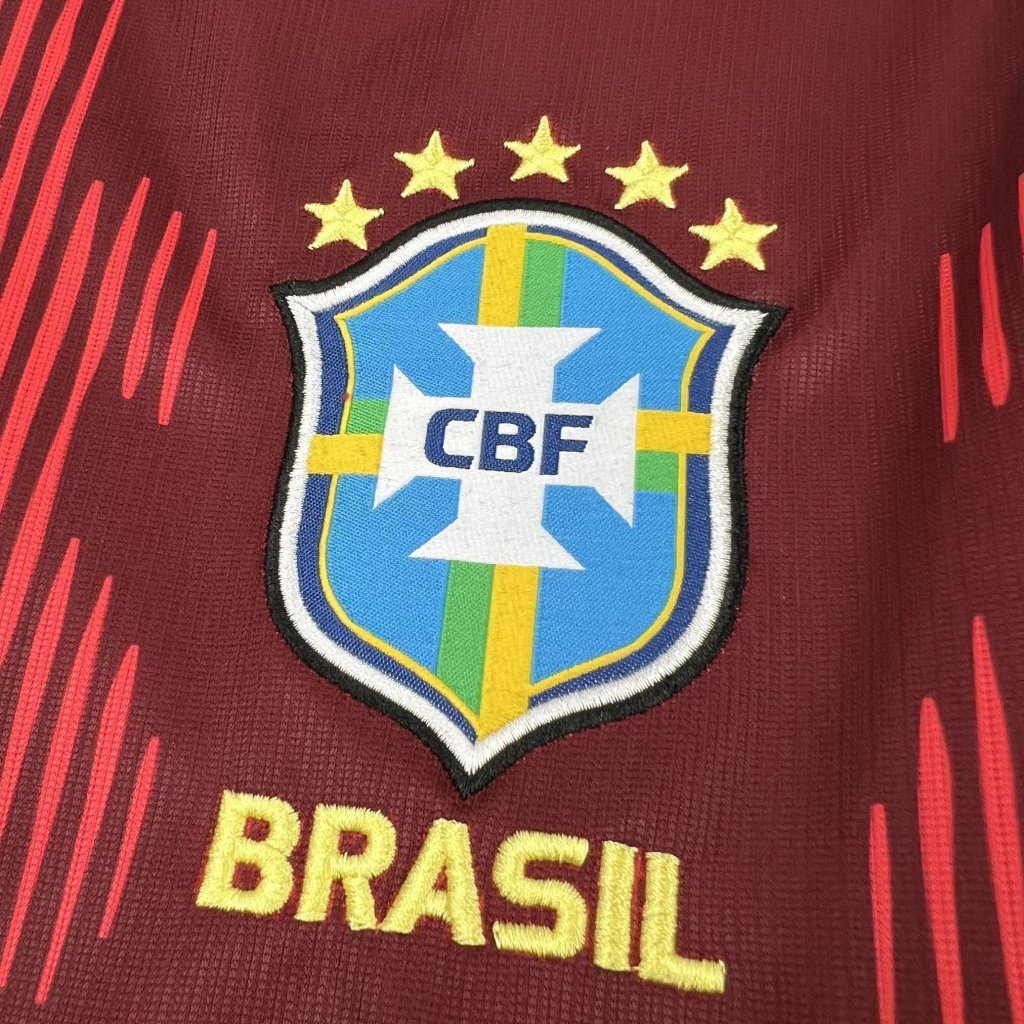 Camisa Brasil Goleiro 2026 Vermelha
