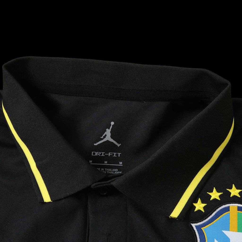Camisa Brasil Gola Polo 2026 Preta