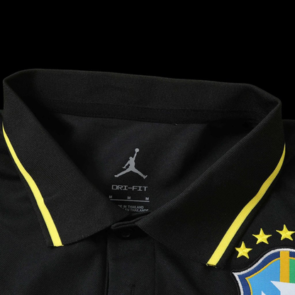 Camisa Brasil Gola Polo 2026 Preta