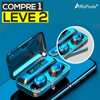 Fone Bluetooth à Prova d'água AlfaPods | 2 Unidades
