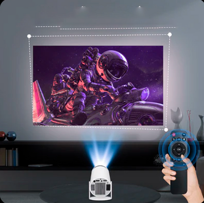 Projetor Portátil MegaCine 4K [150 POLEGADAS]