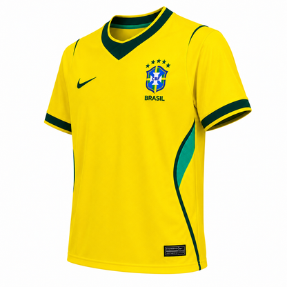 Kit Infantil Seleção Brasileira I 2026 Amarelo Home