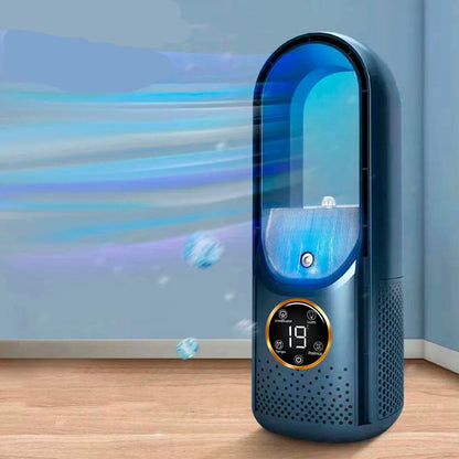 Ventilador e Umidificador - Torre Portátil sem Hélices