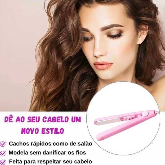 Mini Modelador de Cabelo Versátil Profissional - 2 EM 1