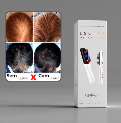 Escova de Crescimento Capilar Ultra Hair - [ÚLTIMO DIA COM FRETE GRÁTIS]