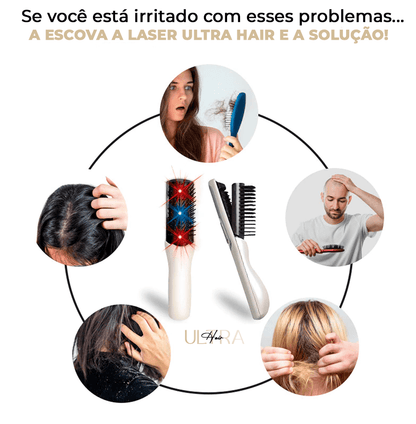 Escova de Crescimento Capilar Ultra Hair - [ÚLTIMO DIA COM FRETE GRÁTIS]