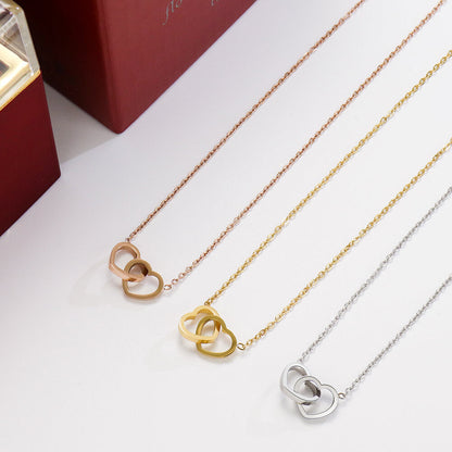 Caixa Rotativa Rosa Eterna Com Colar de Coração Personalizado