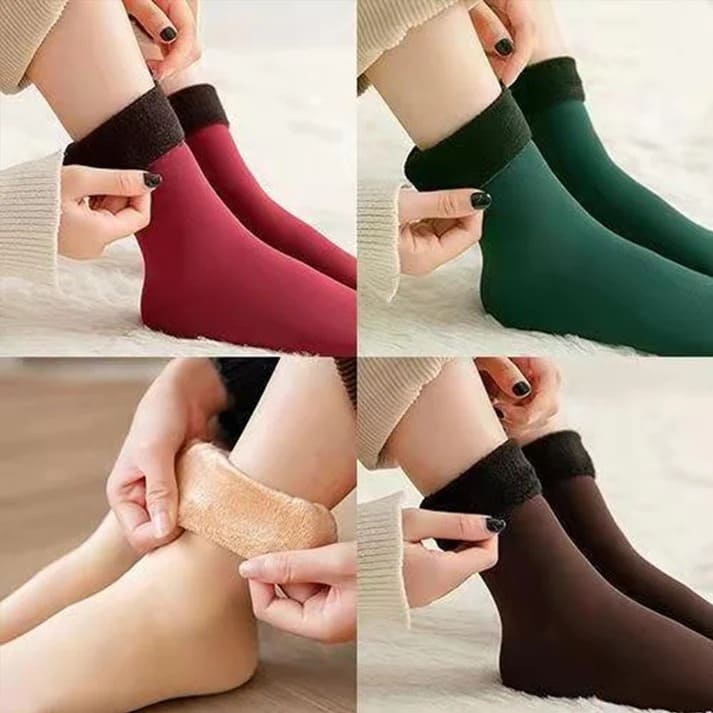 Meia Térmica Fluffy | 10 Pares de Meias