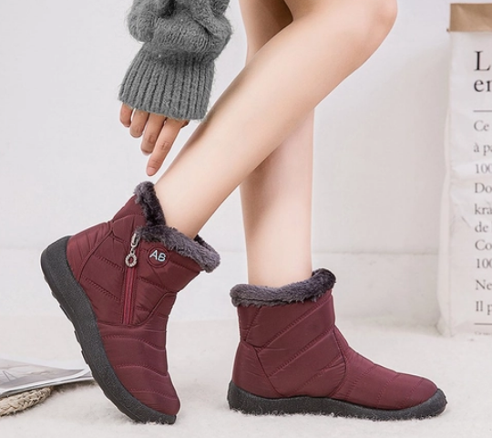 Bota de Inverno Aveludada - AnneBe | 2 Pares