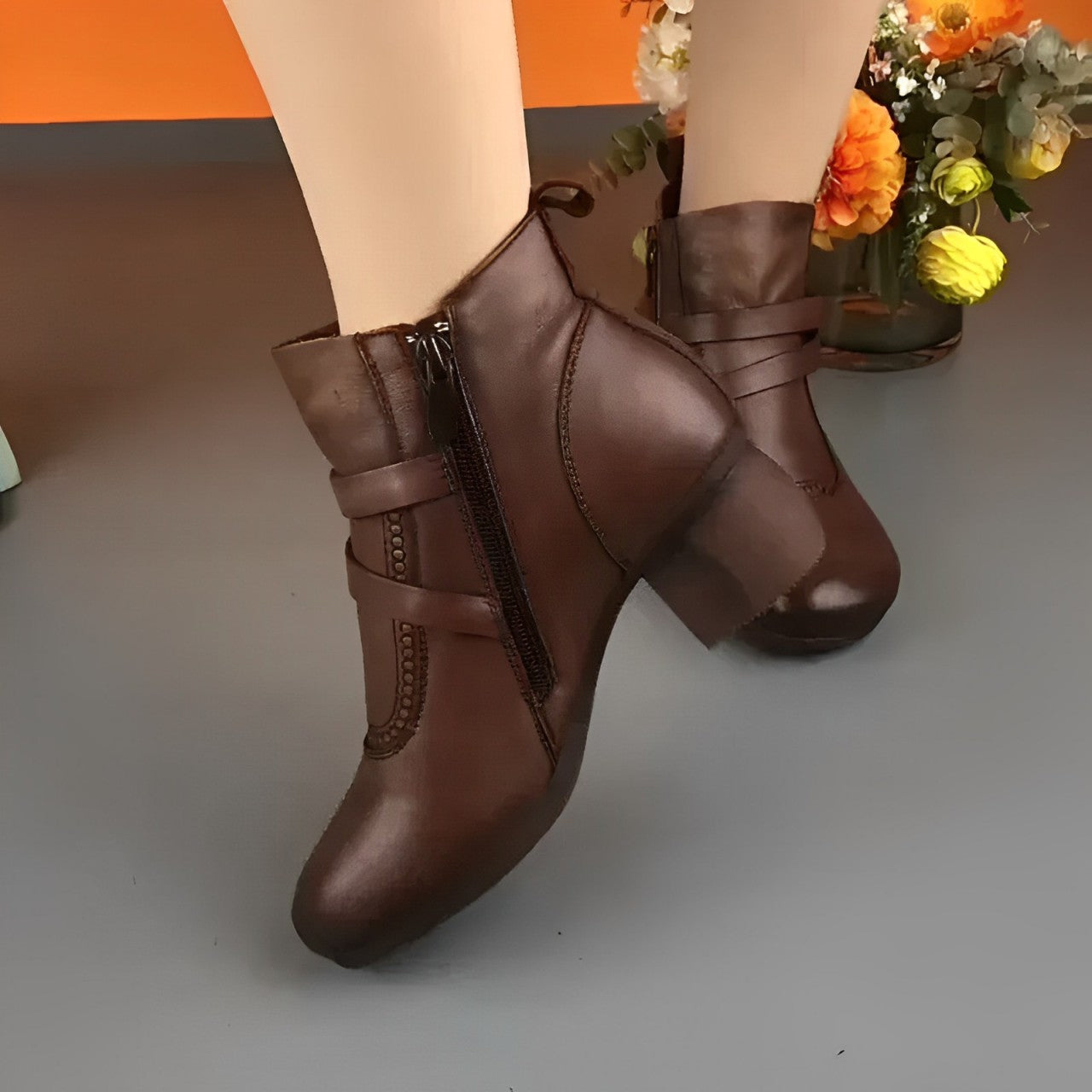Bota de Inverno em Couro - BellaMulher