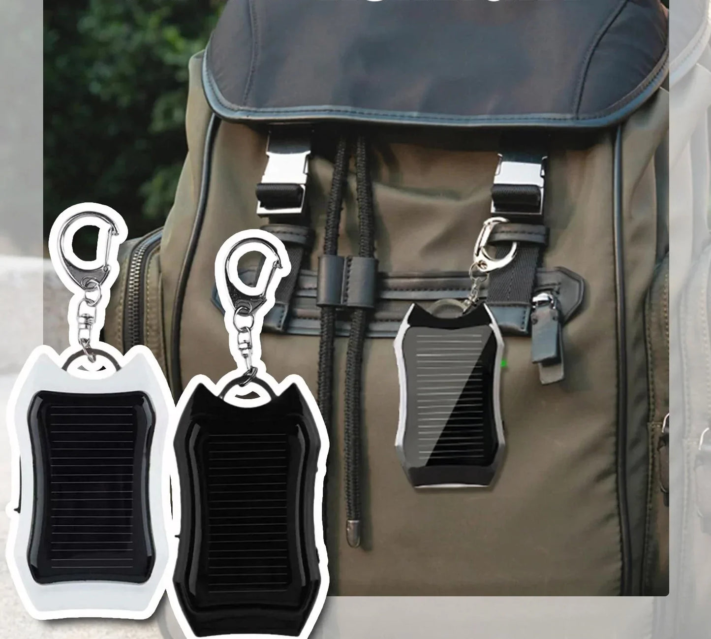 Carregador Portátil Energia Solar PowerBank + Lanterna
