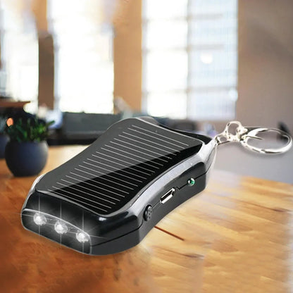 Carregador Portátil Energia Solar PowerBank + Lanterna