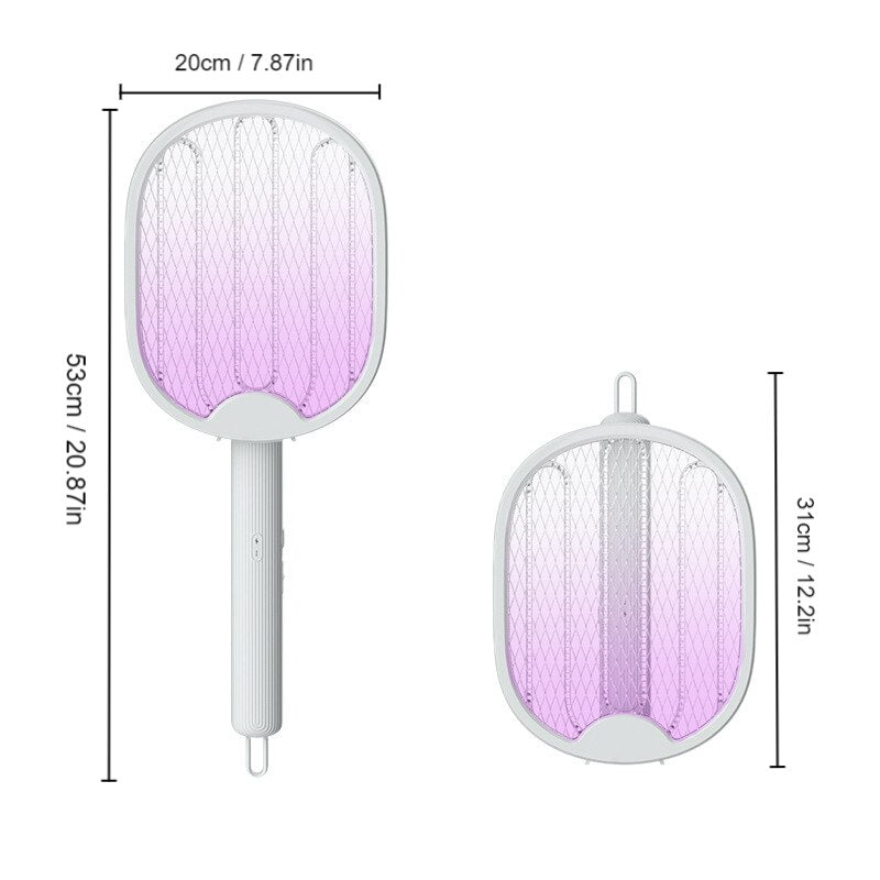 Raquete Mata Mosquito com Ions de Atração [OFERTA RELÂMPAGO]