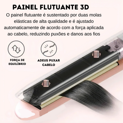 Mini Modelador de Cabelo Versátil Profissional - 2 EM 1