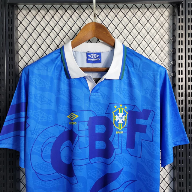 Camisa Brasil Retrô 1991 Azul Away Copa América