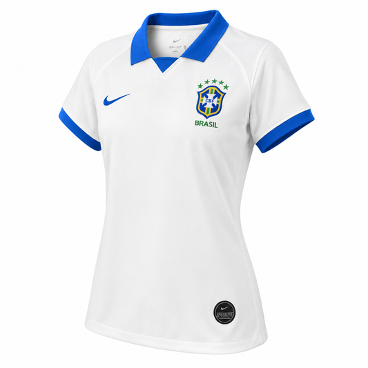 Camisa Seleção Brasileira Feminina Retrô 2019/2020 Branca Copa América