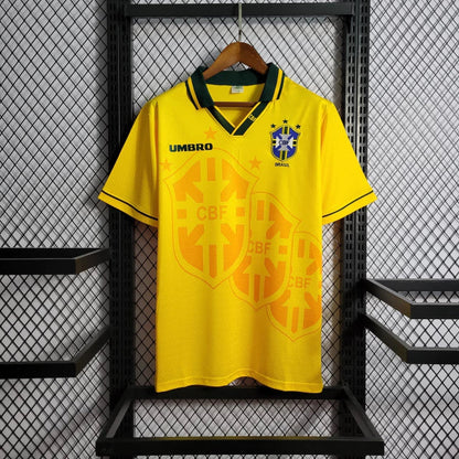 Camisa Brasil Retrô 1994 Amarela Tetra Masculina